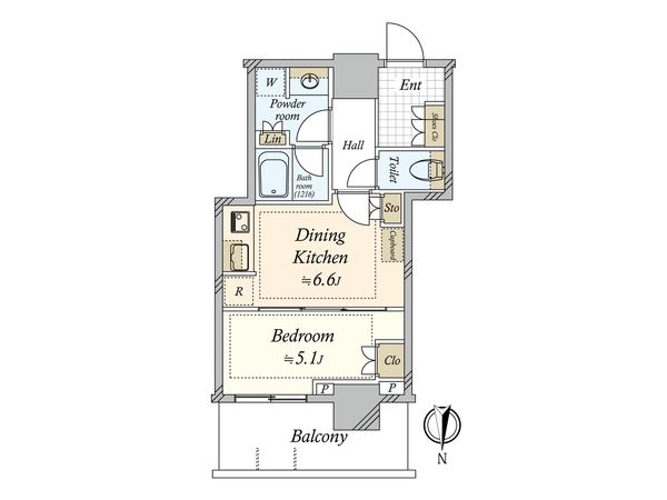 パークシティ中野 ザ タワー ブリーズ 間取図(平面図)