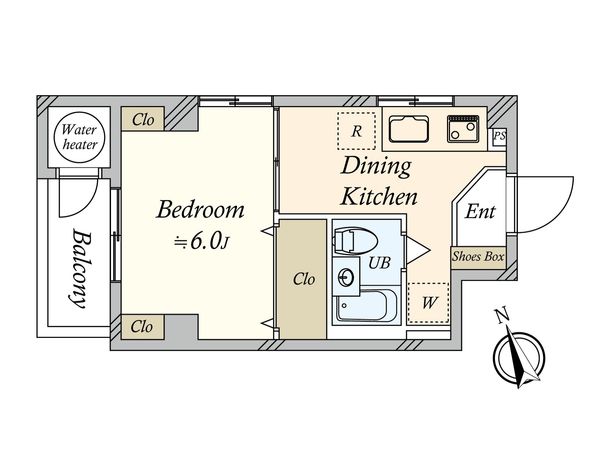 近鉄ハイツ高田馬場 間取図(平面図) 近鉄ハイツ高田馬場 間取図(平面図)