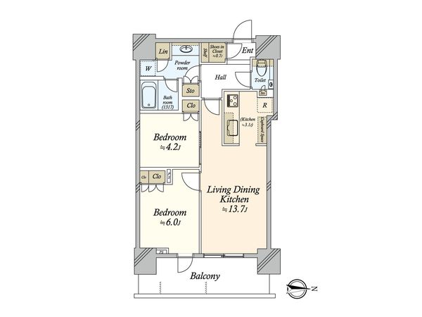 パークシティ中野 ザ タワー エアーズ 間取図(平面図) パークシティ中野 ザ タワー エアーズ 間取図(平面図)