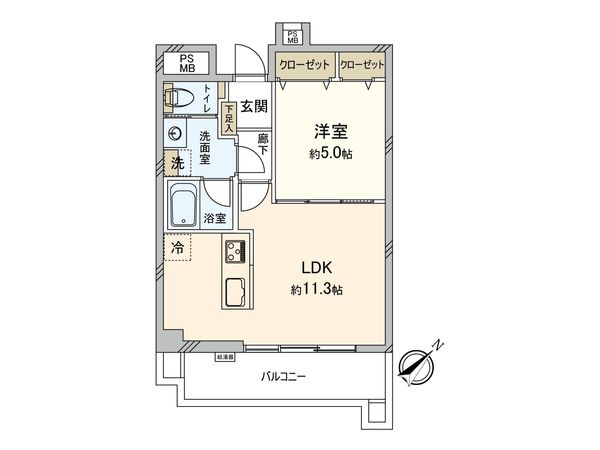 山手ビル 間取図(平面図)