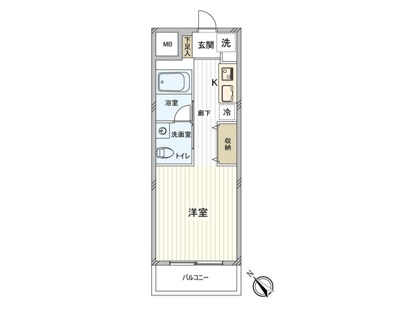 プロスペアー中野 間取図(平面図) 間取図(平面図)