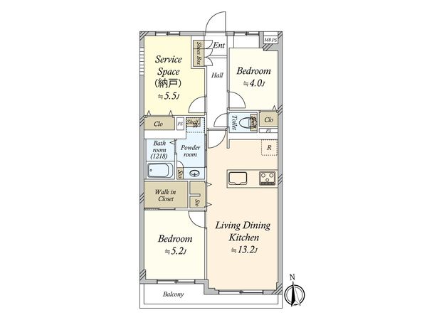 マートルコート中野六丁目 間取図(平面図)