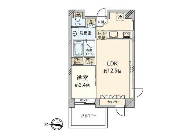 ルミネリックス 間取図(平面図)