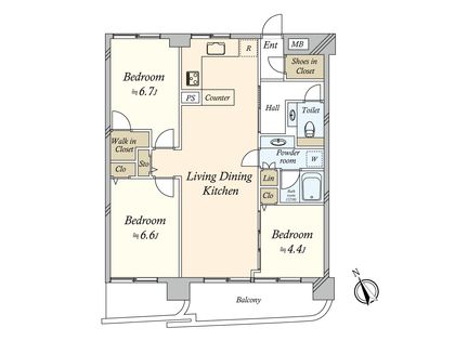 間取図(平面図)