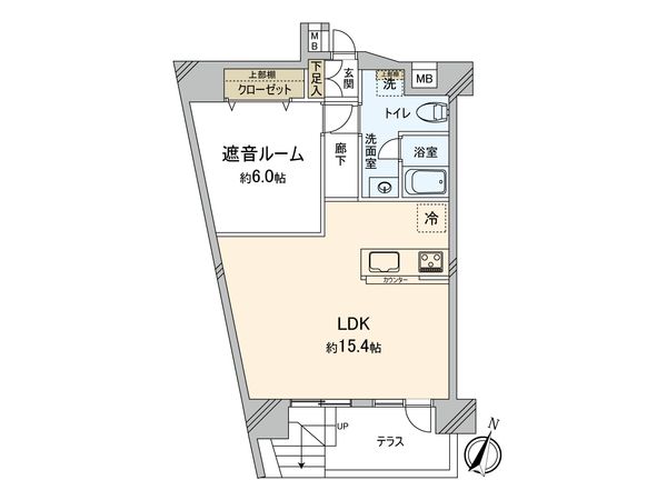 グリーンコート中野 間取図(平面図)