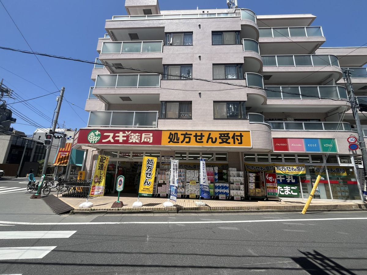 セザール哲学堂公園 スギ薬局新井薬師駅前店(約450m) スギ薬局新井薬師駅前店(約450m)