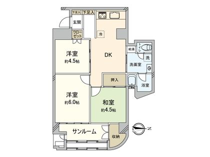 グランドマンション野方 間取図