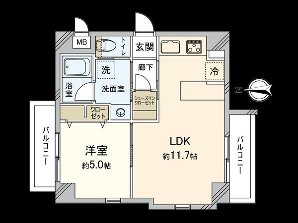 ダイホープラザ野方 間取図(平面図) ダイホープラザ野方 間取図(平面図)