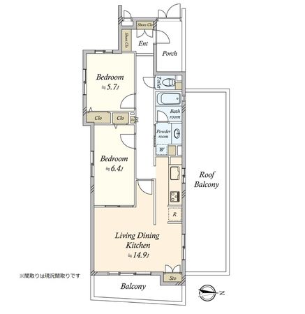 ディナ・スカーラ中野 間取図(平面図) 間取図(平面図)