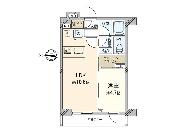 ダイナシティ中野沼袋 間取図(平面図) ダイナシティ中野沼袋 間取図(平面図)