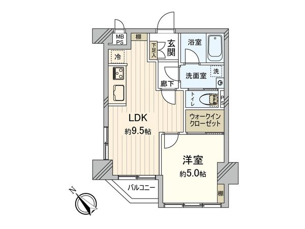 パームコート荻窪 間取図(平面図) パームコート荻窪 間取図(平面図)