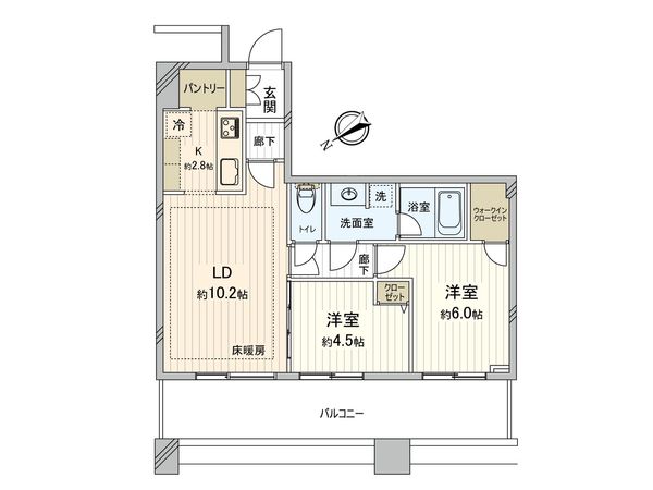 アウルタワー 間取図(平面図) アウルタワー 間取図(平面図)