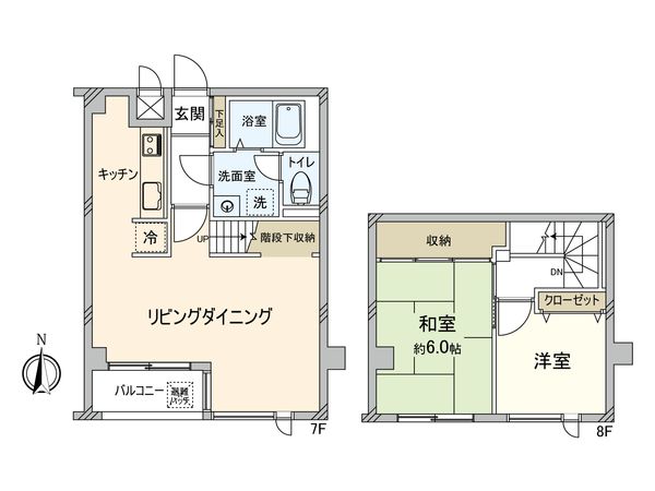 モンテベルデ新中野 間取図(平面図) モンテベルデ新中野 間取図(平面図)