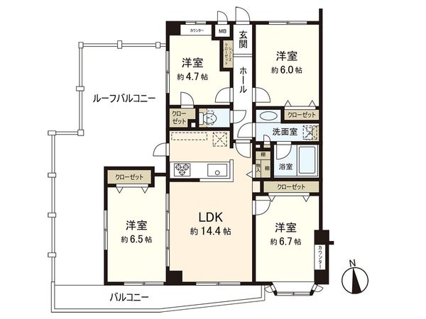 間取図(平面図)