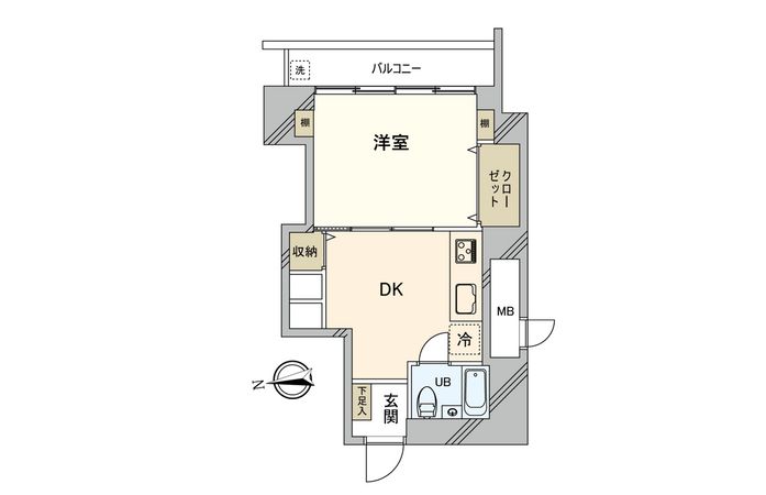ヴェラハイツ新宿 間取図(平面図) ヴェラハイツ新宿 間取図(平面図)