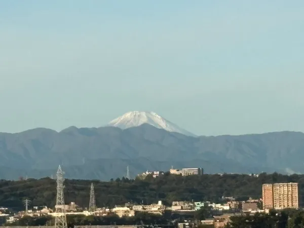 室内からは富士山を望めます（天候による）