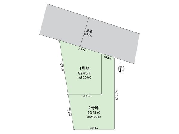 杉並区上高井戸1丁目 土地 1区画 区画図 杉並区上高井戸1丁目 土地 1区画 区画図
