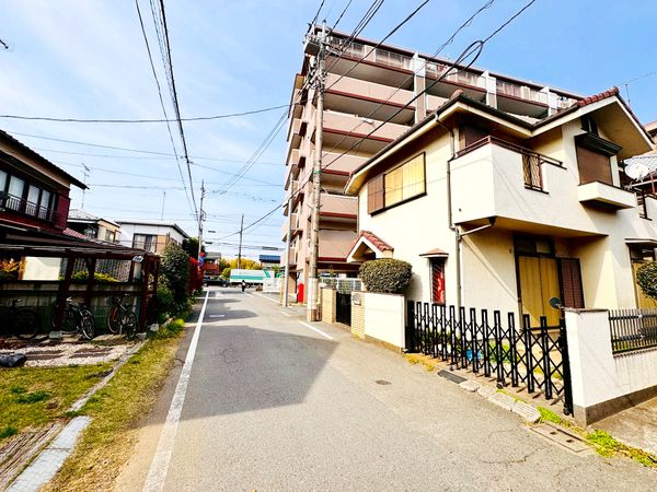 国立市矢川3丁目 土地 前面道路含む外観 国立市矢川3丁目 土地 前面道路含む外観