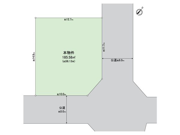 八王子市絹ケ丘2丁目 土地 区画図 八王子市絹ケ丘2丁目 土地 区画図