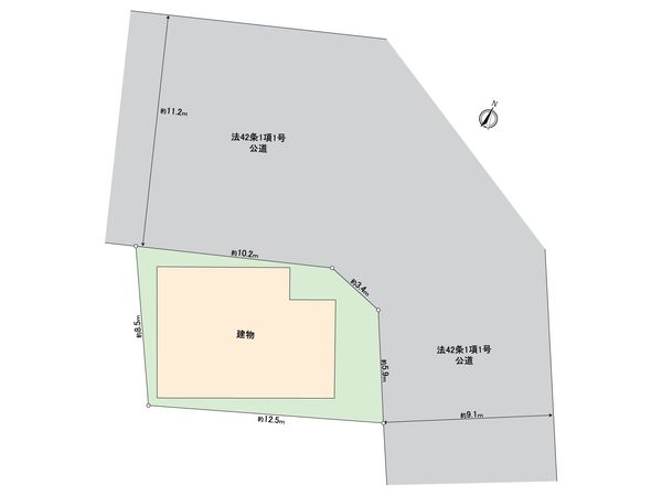 世田谷区北烏山1丁目 戸建 区画図 世田谷区北烏山1丁目 戸建 区画図