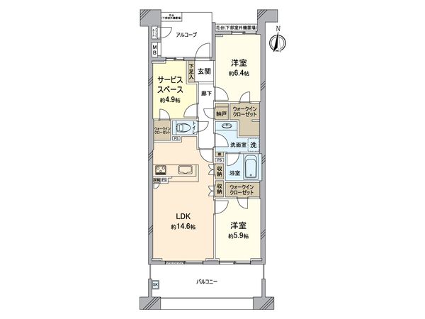東京テラス 間取図(平面図) 間取図(平面図)