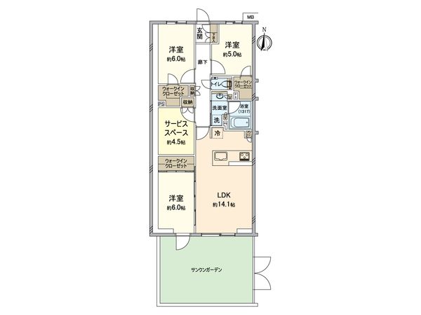 間取図(平面図)