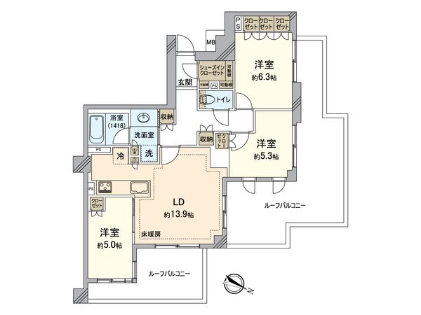 間取図(平面図)