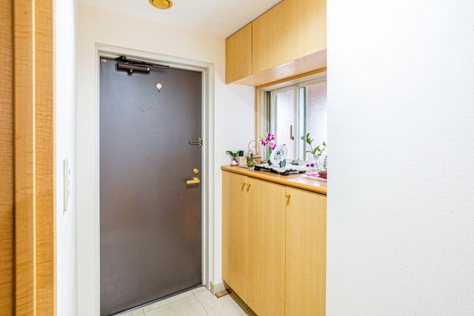 サンフル富士見ヶ丘シティハウス 玄関