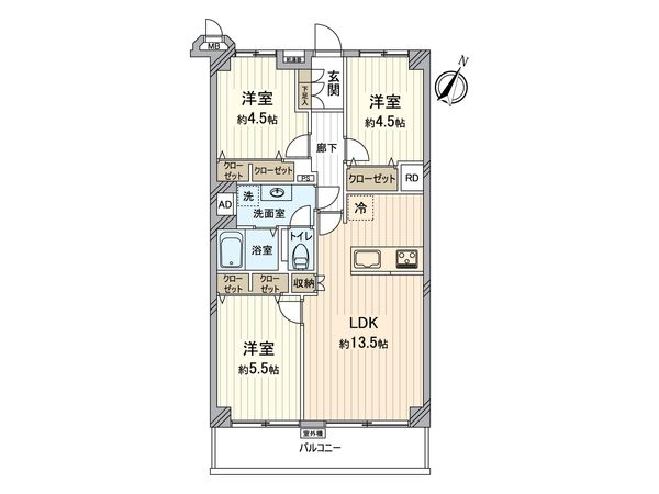 間取図(平面図)
