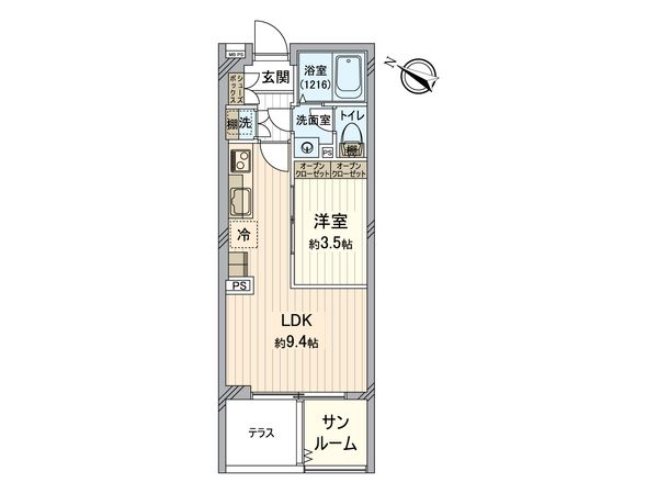 トゥールロワイヤルエルモア上北沢 間取図(平面図) 間取図(平面図)