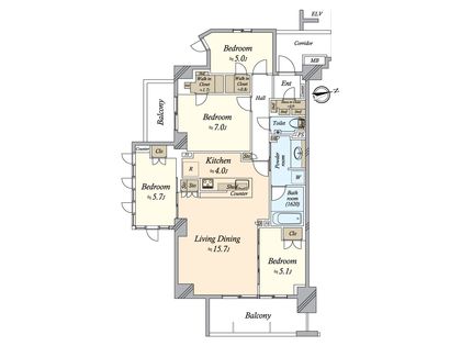 間取図(平面図)