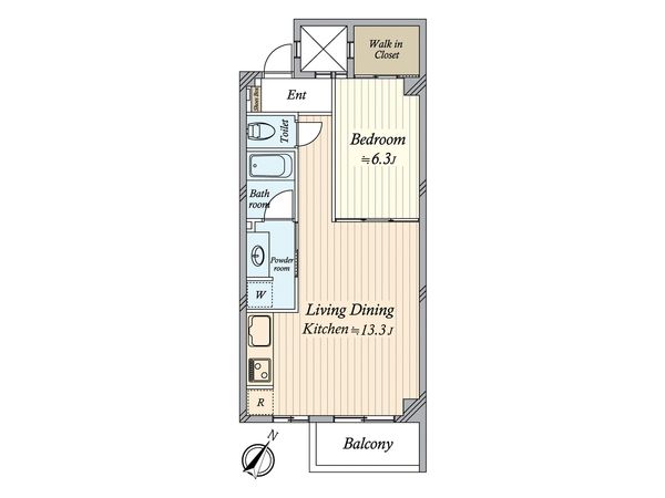 シエル千歳烏山 間取図(平面図) シエル千歳烏山 間取図(平面図)