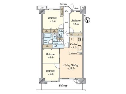 間取図(平面図)