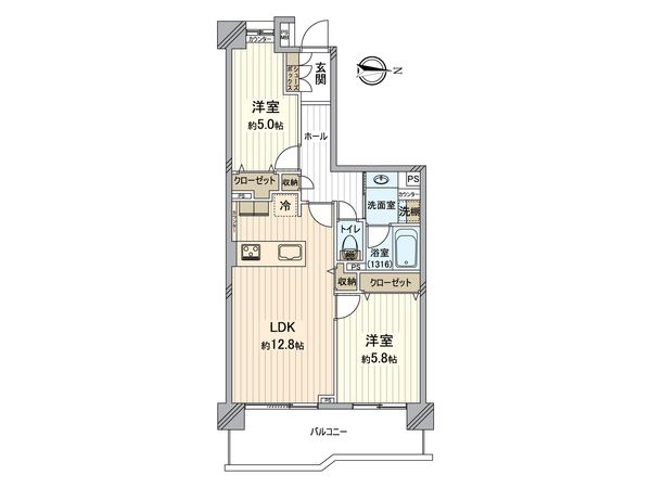 久我山南ハイム 間取図(平面図)