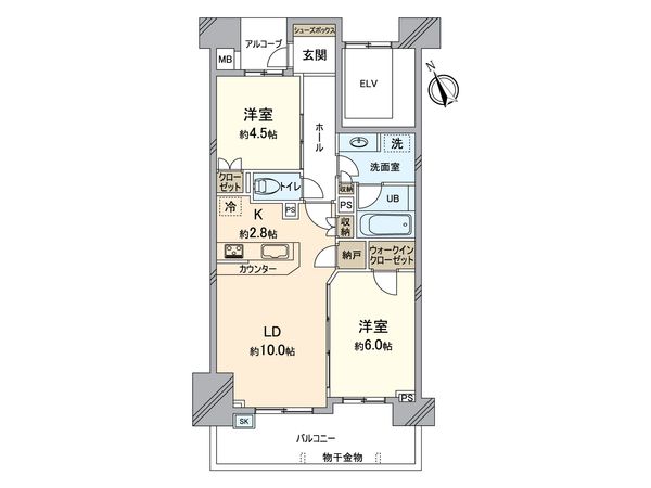 ザ・パークハウス上北沢 間取図(平面図) ザ・パークハウス上北沢 間取図(平面図)