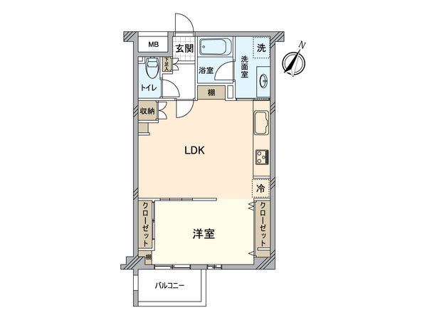 シエル千歳烏山 間取図(平面図) 間取図(平面図)