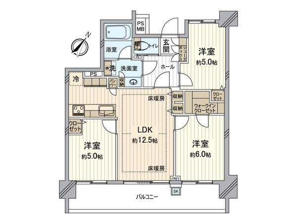 パークホームズ千歳烏山ガーデンズコート 間取図(平面図) 間取図(平面図)
