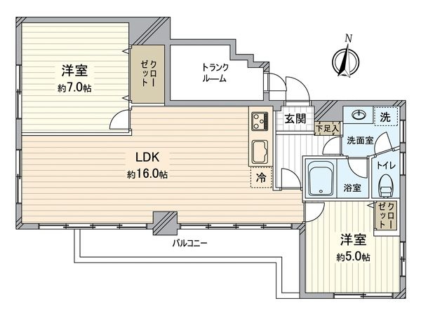 トーエイ高井戸 間取図(平面図)