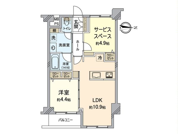 ライオンズマンション上北沢 間取図(平面図)