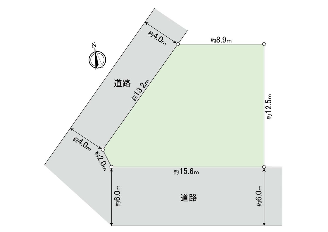 府中市清水が丘2丁目 土地 区画図 区画図