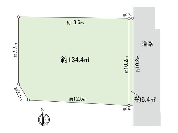 羽根木1丁目 土地 区画図