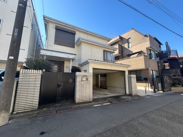 世田谷区松原4丁目 古家付土地 前面道路含む外観 世田谷区松原4丁目 古家付土地 前面道路含む外観