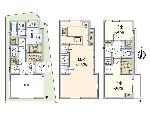世田谷区北沢3丁目 間取図(平面図) 世田谷区北沢3丁目 間取図(平面図)