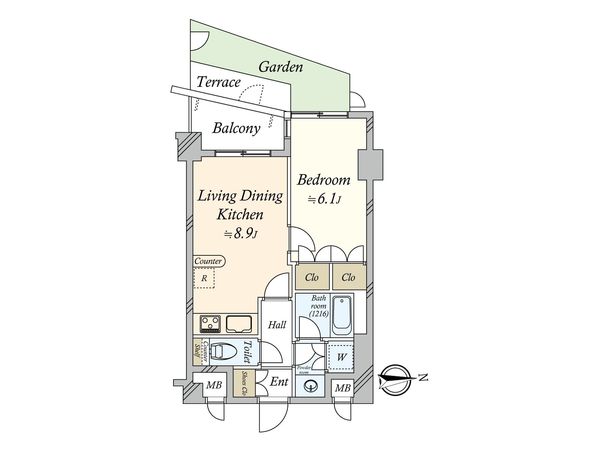 ミュゼ永福町 間取図(平面図)