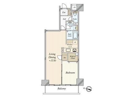ロイヤルステーション中村橋 間取図(平面図)