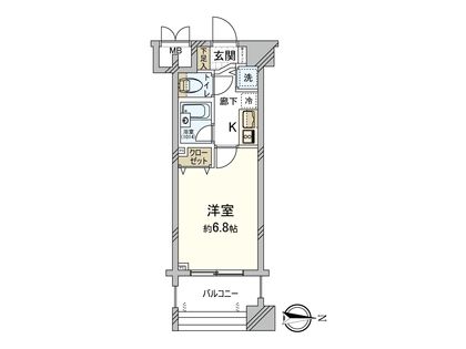 コンシェリア・デュー代々木公園 間取図(平面図)