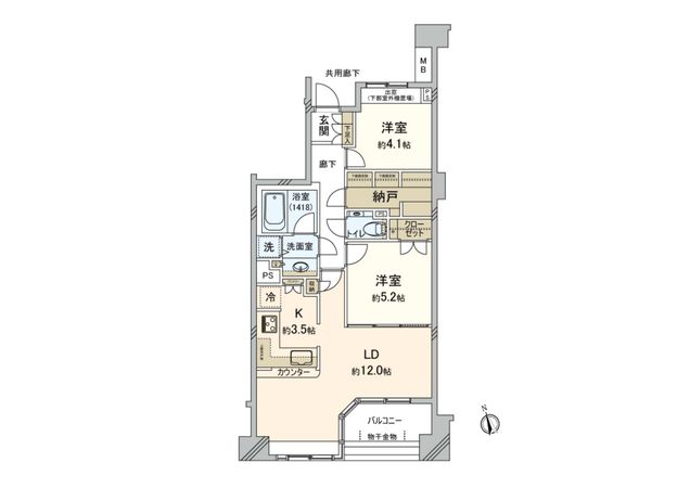 松原ヒルサイドテラス 間取図(平面図) 松原ヒルサイドテラス 間取図(平面図)