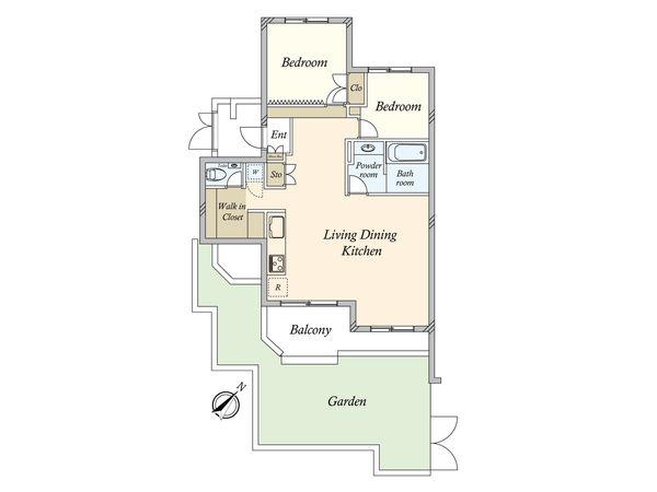 ライオンズガーデン芦花公園 間取図(平面図) ライオンズガーデン芦花公園 間取図(平面図)