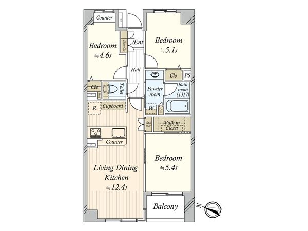笹塚パーク・ホームズ 間取図(平面図) 笹塚パーク・ホームズ 間取図(平面図)