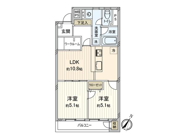 北沢ハイツ 間取図(平面図) 北沢ハイツ 間取図(平面図)